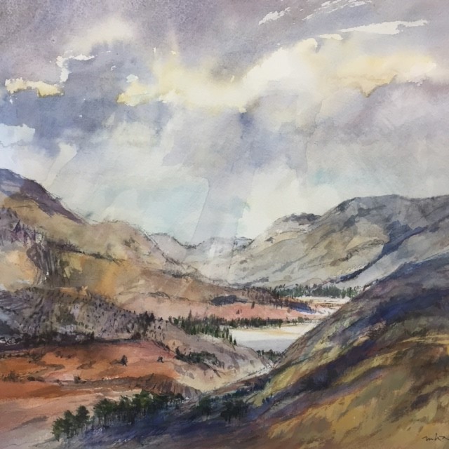 'Glimpse of Loch Katrine' by artist Julia Gurney